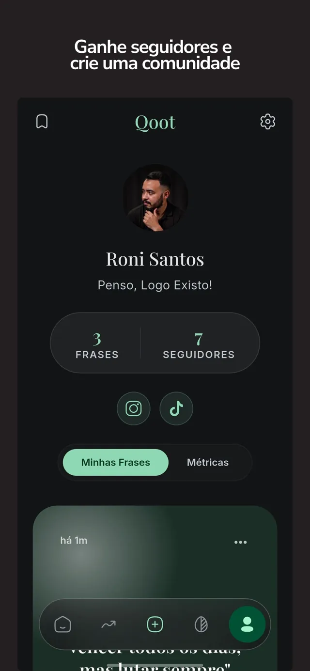 Ganhe seguidores e crie uma comunidade